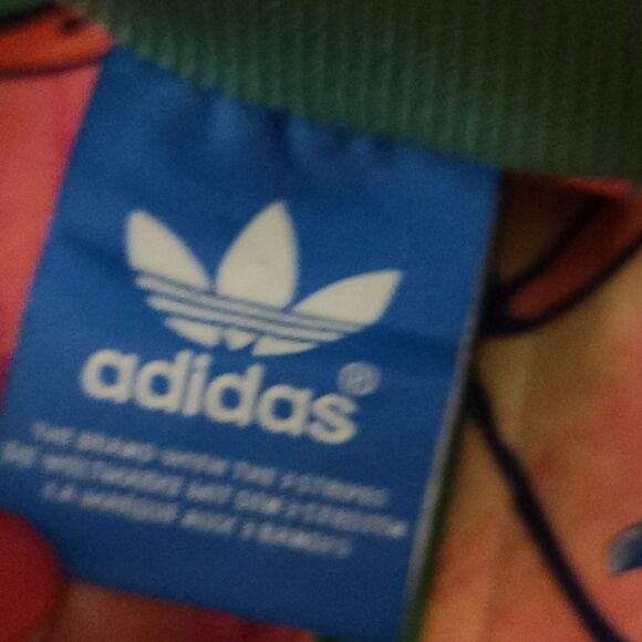 FARM Rio x ADIDAS ZIP TRACK JACKET BANANAS PRINT GREEN PINK S SMALL - Picture 4 of 8